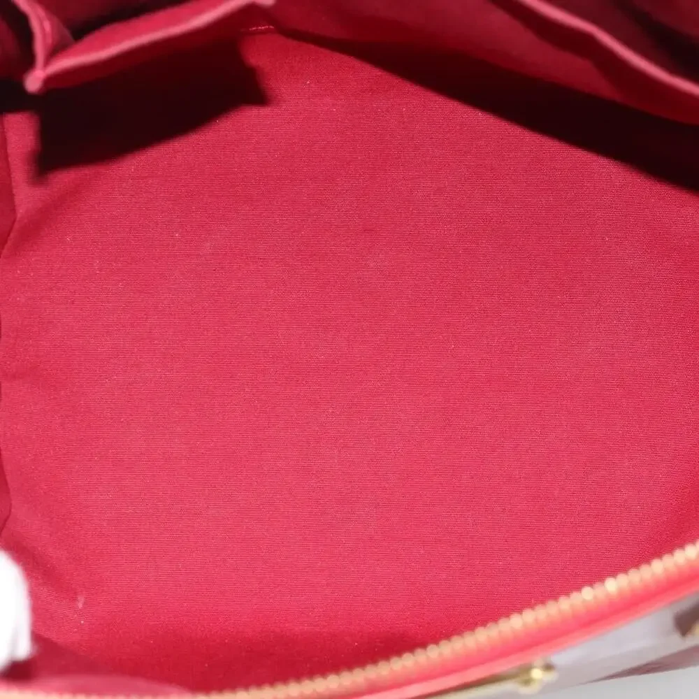 Louis Vuitton Monogram Vernis Bellevue PM Handbag Red